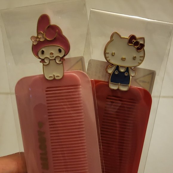 Hello Kitty & My Melody Pocket Hair comb to go! SUPER CUTE, BRAND NEW! - Picture 7 of 7